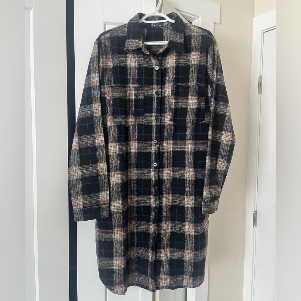 Orb Long Shacket NWOT